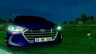 Euro Truck Simulator 2 обзор мода Hyundai Elantra (1.28.1.2s)