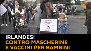 #Irlanda: obbligo di mascherina per bambini scatena una protesta