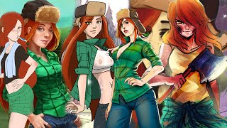 ВЕНДИ ИЗ ГРАВИТИ ФОЛЗ! ОЧЕНЬ КРАСИВЫЕ АРТЫ!
