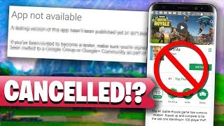 Fortnite Android Release CANCELLED!?