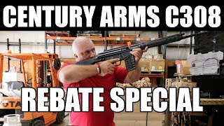 Century Arms C308 Rebate Special - Black Or Tan - 8 Free Mags!