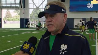 @NDFootball | Brian Kelly Interview (8.11.19)