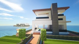 Minecraft: Modern HD Textures & Shaders - Building A Modern Home Is Fun!