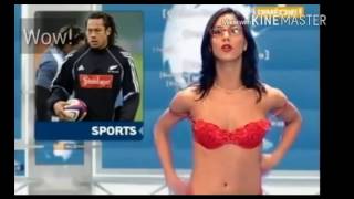 Bonjour  - French Super Hot Striptease News Reader