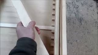 Сборка пчеловодных рамок кондуктором assembling beekeeping frames with stapler