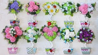 Магниты топиарии на холодильник своими руками. Какие заготовки я использую. Обзор моих работ.