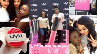 First NYX Cosmetics Store in Canada with Sonjdradeluxe & Msroshposh. #nyxcanada #nyxgetssquared