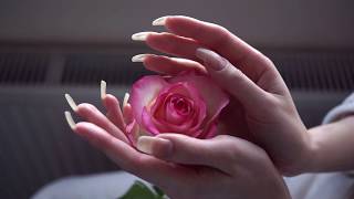 Aesthetic of Rose and my Natural Long Nails