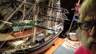 1959 REVELL  CUTTY  SARK  1/96  Finish up Build    Video 2