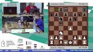 Averin Nikolay, European Youth Chess Championship, Riga 2018, Round 5, Шахматы