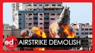 Israel-Palestine Conflict: Israeli Airstrike DEMOLISHES Local Gaza Media Outlets