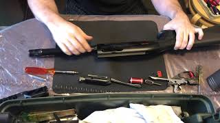 Benelli M2: Разборка со снятием перехватывателя