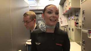 Luxury service of First Class flights