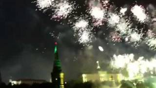 Fire Show 3 - Victory Day 2010 Moscow