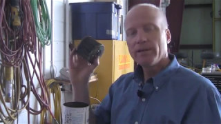 Cutting and Inspecting an Airplane Oil Filter
