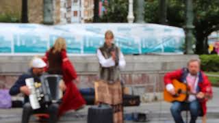 Масленица 2018  Испания  Сан Себастьян  Группа ПАЛЕНКА Танец БУРАТИНО