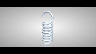 Hook Spring in Solid edge