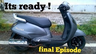 Suzuki Access 125 oil burnout (cold start )