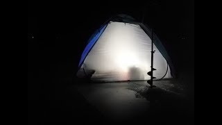 Первая НОЧНАЯ рыбалка Зимой 2019. ЭТУ РЫБАЛКУ Я НЕ ЗАБУДУ НИКОГДА!