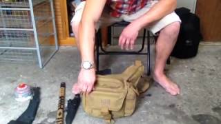 Day hike bag and contents