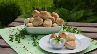 ?Pizzabrötchen? / kross und knackig / Grillrezept für den Sommer