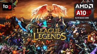League of Legends Gameplay | Fraps Capture - Gaming on AMD A10 7890K