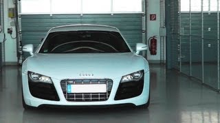 8x Audi R8 V10 + Loud Cold Start HD Lausitzring