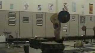 130kg jerk from blocks-Sean Hutchinson LSUS Weightlifting