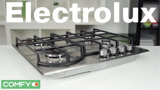 Electrolux GPE263FX - Варочная панель с системой газ контроля - видеодемонстрация от Comfy.ua