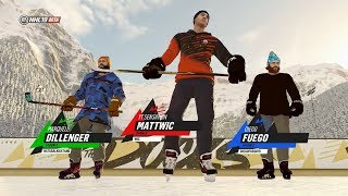 GIANT PLAYER IS OP - 1v1v1 - WORLD OF CHEL - NHL 19 BETA