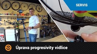 Úprava progresivity vidlice | SERVIS - MTBIKER.SK