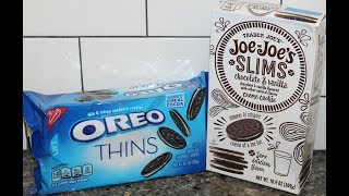 Nabisco Oreo Thins vs Trader Joe’s Joe-Joe’s Slims Blind Taste Test