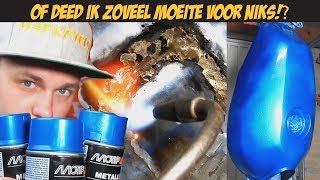 Honda NSR MALOSSI Cafe Racer Build Afl  22 | DE BROMMER SPUITEN IN KAWASAKI BLUE METALLIC!