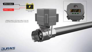 DURAVIS EVM CT Timer Kontrollü 220 VAC Mini Motorlu Vanalar Çalışma Prensibi (TR)﻿
