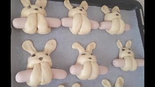Булочки.Вкусные зайчики Buns. Delicious bunnies.