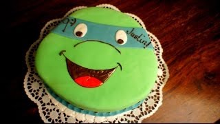 Turtles Kuchen - Teenage Mutant Ninja Turtles Torte - von Kuchenfee