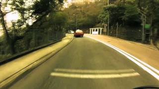 CAM on Bike - Slow tarmac descending in HK
