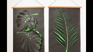 Панно из бумаги. Мастер-класс. Panels made of paper. Tutorial