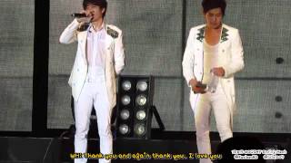 [ENG SUB] 131019 #OGSMY INFINITE Ending speech