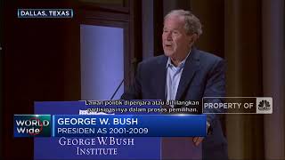 Mau Kecam Rusia, Bush Malah Sebut Invasi Ke Irak Zalim