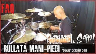 LA TUA PRIMA RULLATA MANI/PIEDI (Doppio pedale) - Lezione di batteria per principianti - Zoom q8