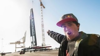 Kai Lenny's Kite Board vs. ORACLE TEAM USA's AC72