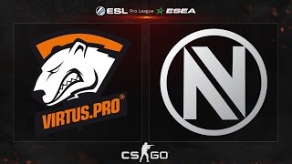 CS:GO - Virtus.Pro vs. EnVyUS [Dust2] - ESL ESEA Pro League - Matchday 19