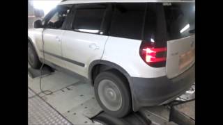Skoda yeti 1.8 мкпп,  чип revo  stage1, замер в алтехно