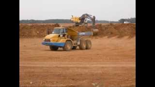 VINCI & GUINTOLI - Volvo  EC480DL & A35E ou Caterpillar 735 - LGV SEA