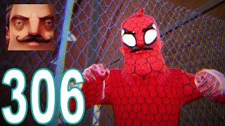 Hello Neighbor - Spider Man Act 2 Over a fence Gameplay Walkthrough Part 306