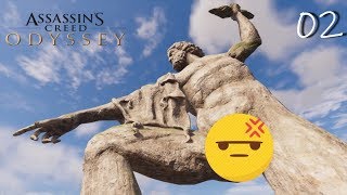 Gameplay Assassin's Creed Odyssey (PC) 02- Climbing Zeus Naked Statue (GTX1050 2gb)