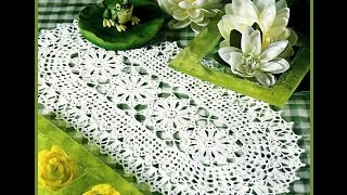 Вязание Крючком - Овальные Салфетки - 2019 / Crochet - Oval Napkins / Crochet - Oval Servietten