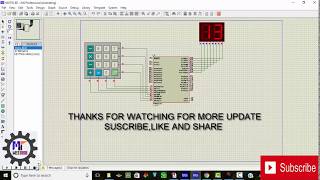 Keypad interfacing with ATmega16 | AVR  | By using C Language | full code and circuit | By MEXTech
