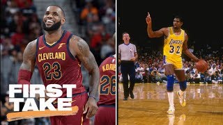 LeBron James or Magic Johnson: First Take debates which PG they'd rather have | First Take | ESPN